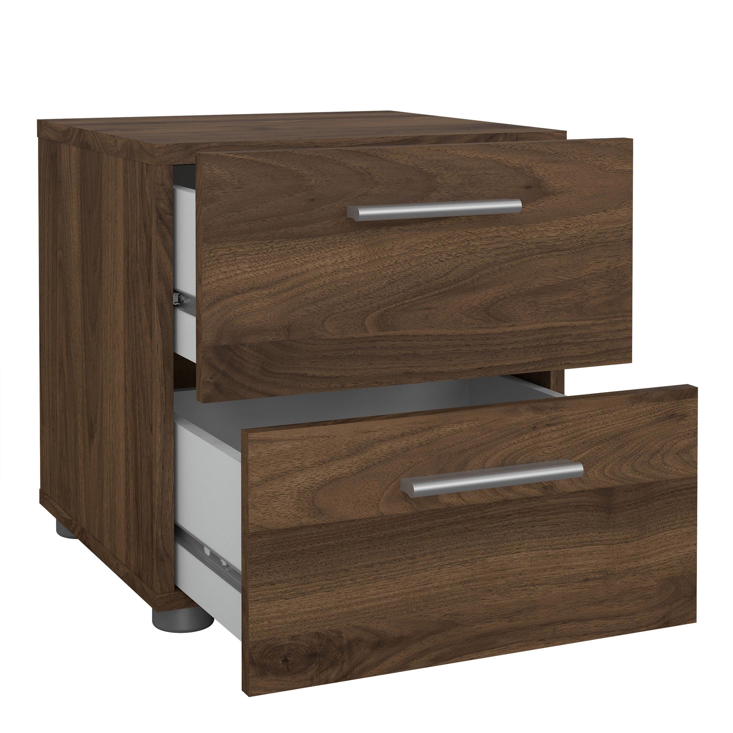 Pepe Bedside 2 Drawers in Walnut - image 4