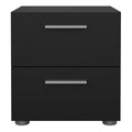 Pepe Bedside 2 Drawers in Black - image 2
