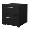 Pepe Bedside 2 Drawers in Black - image 3