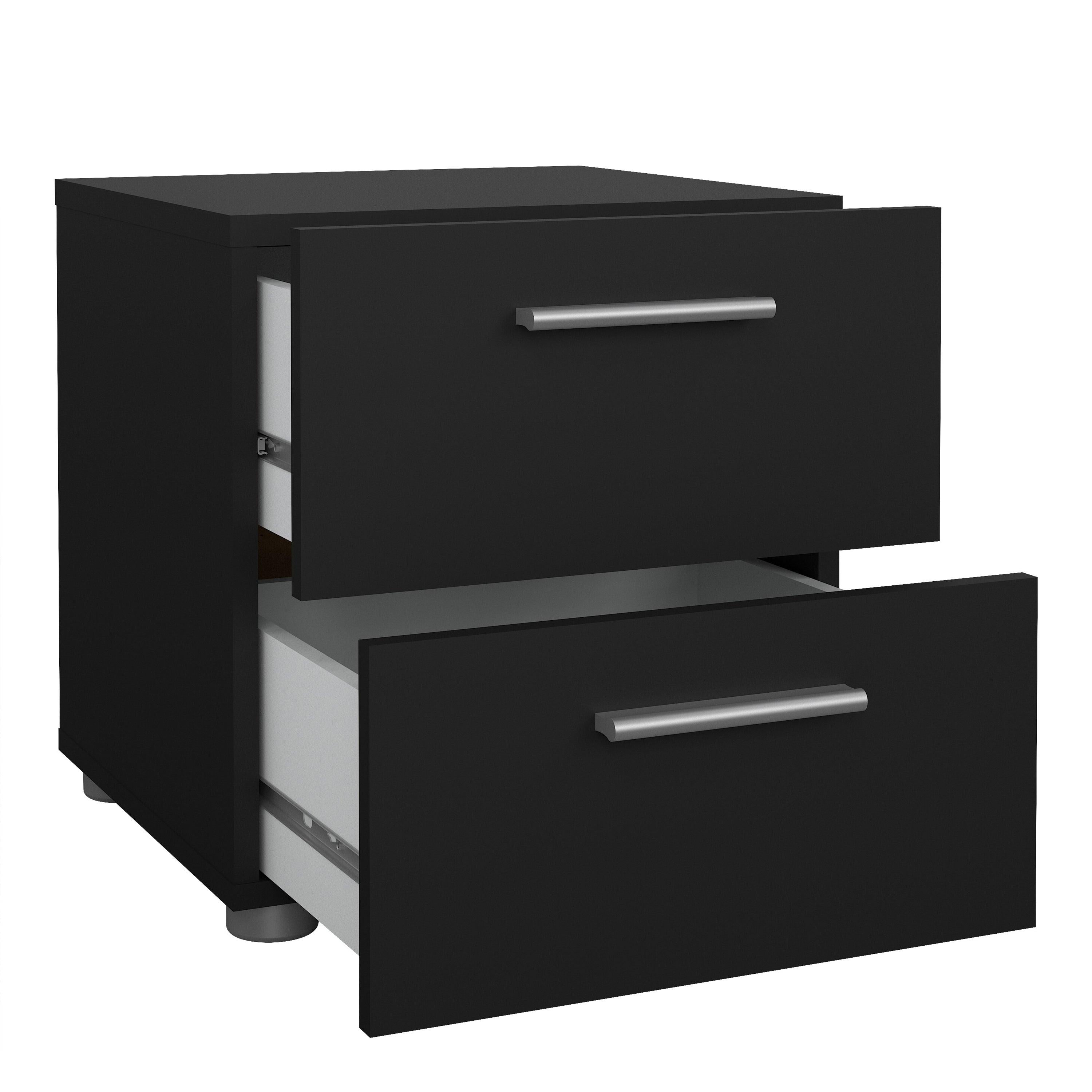 Pepe Bedside 2 Drawers in Black - image 4