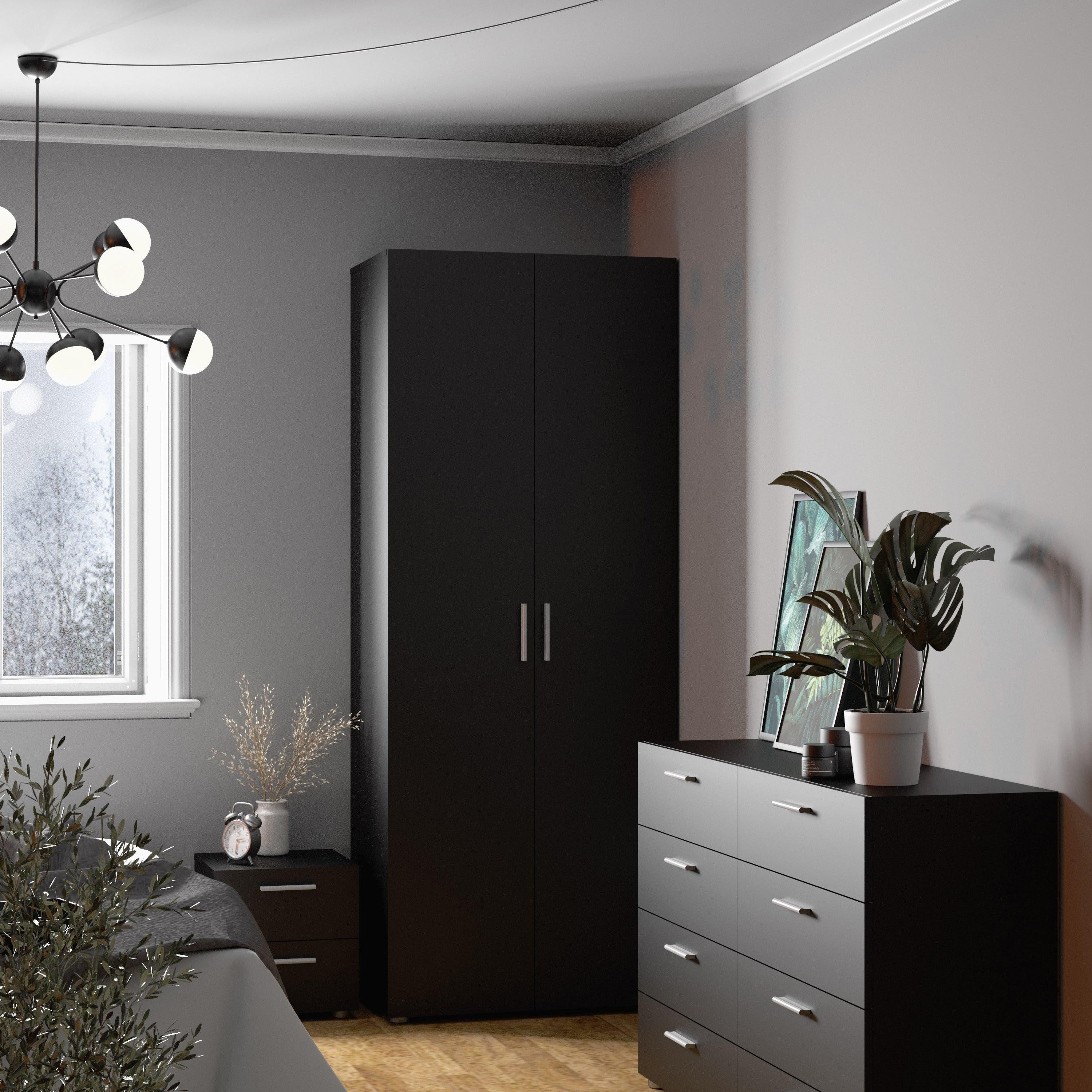 Pepe Bedside 2 Drawers in Black - image 6