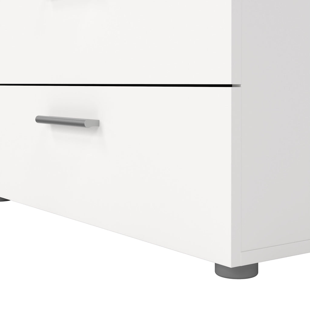 Pepe Wide Chest of 8 Drawers (4+4) in White - image 10