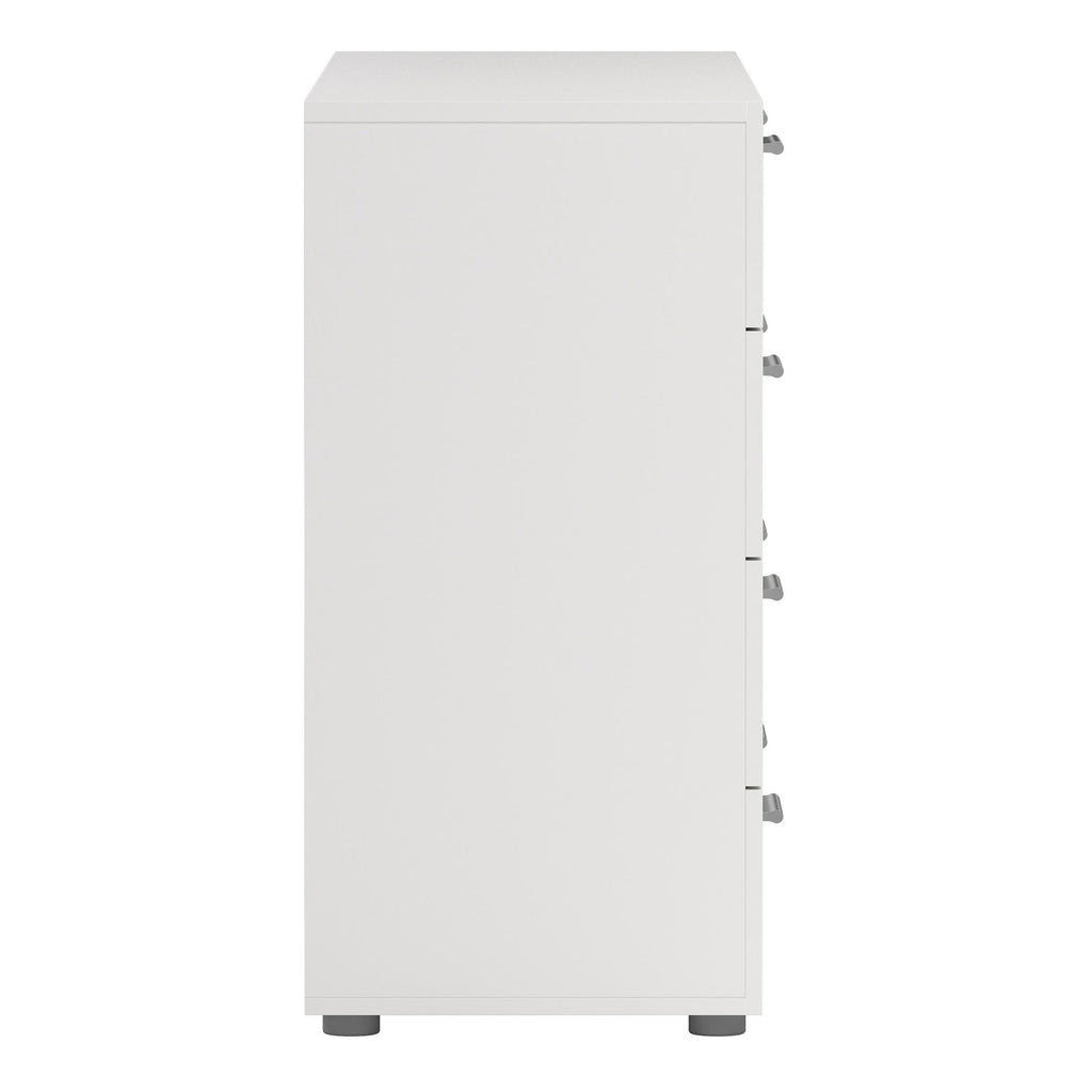 Pepe Wide Chest of 8 Drawers (4+4) in White - image 4