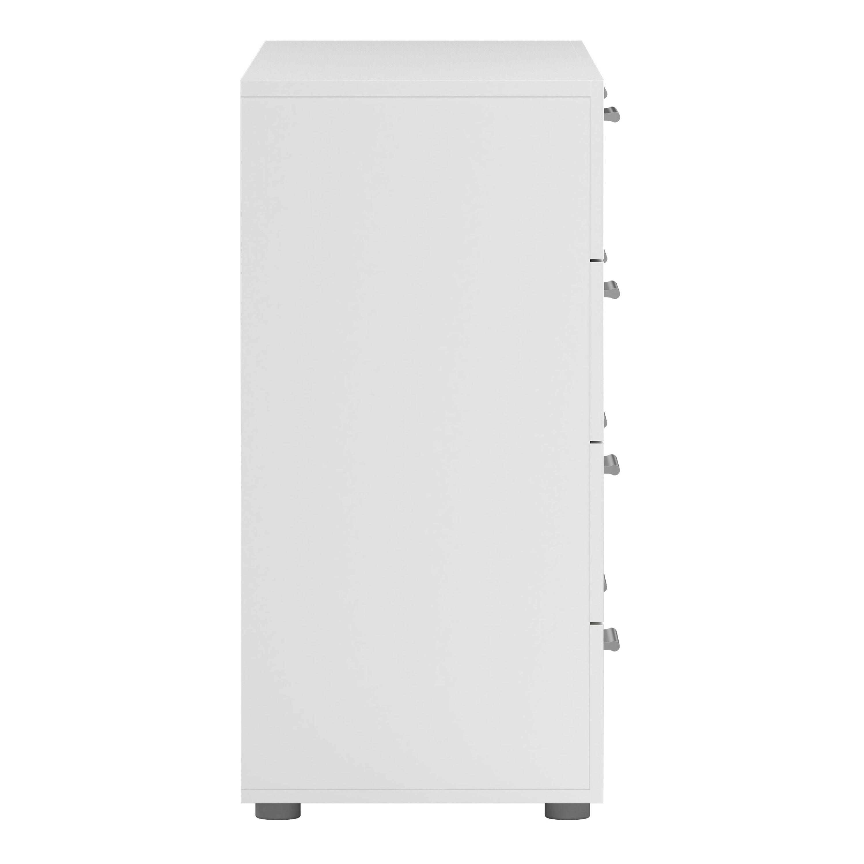 Pepe Wide Chest of 8 Drawers (4+4) in White - image 4