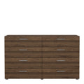 Pepe Wide Chest of 8 Drawers (4+4) in Walnut - image 2