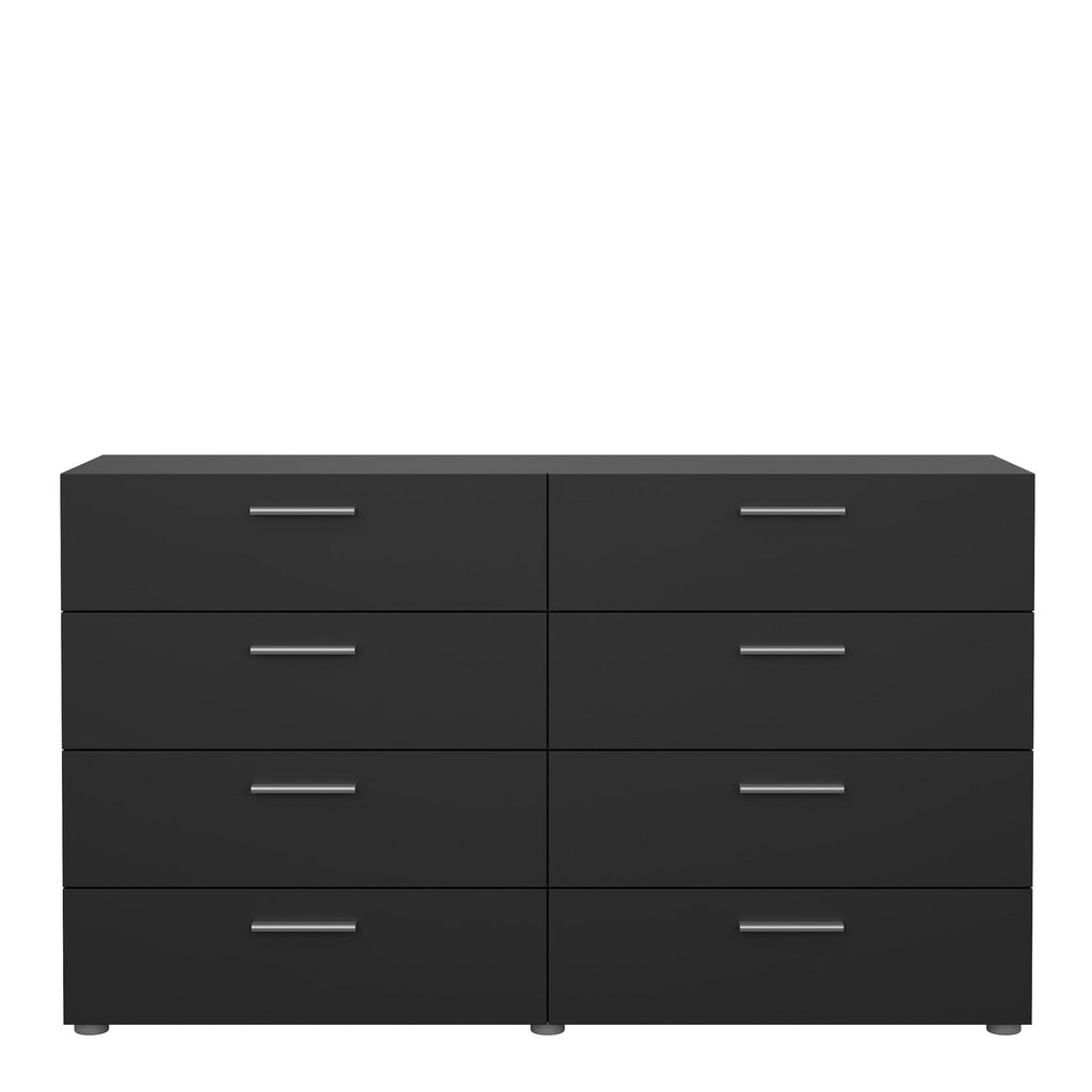 Pepe Wide Chest of 8 Drawers in Black - image 2
