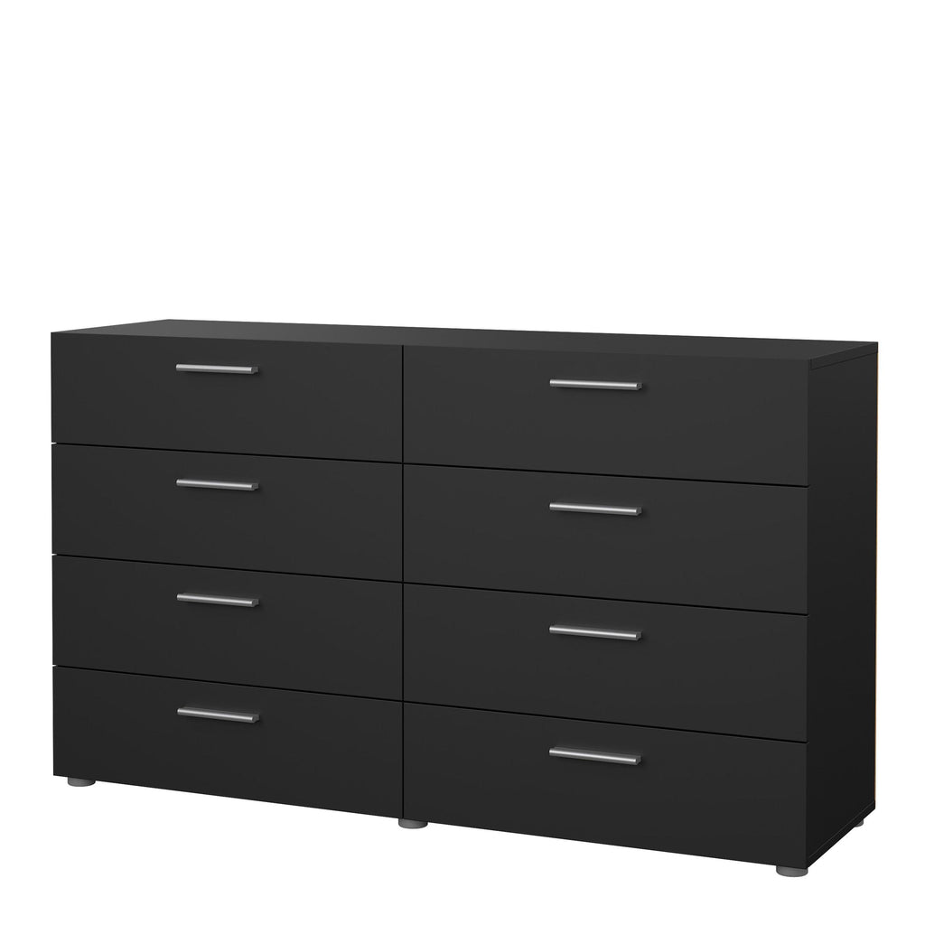 Pepe Wide Chest of 8 Drawers in Black - image 3