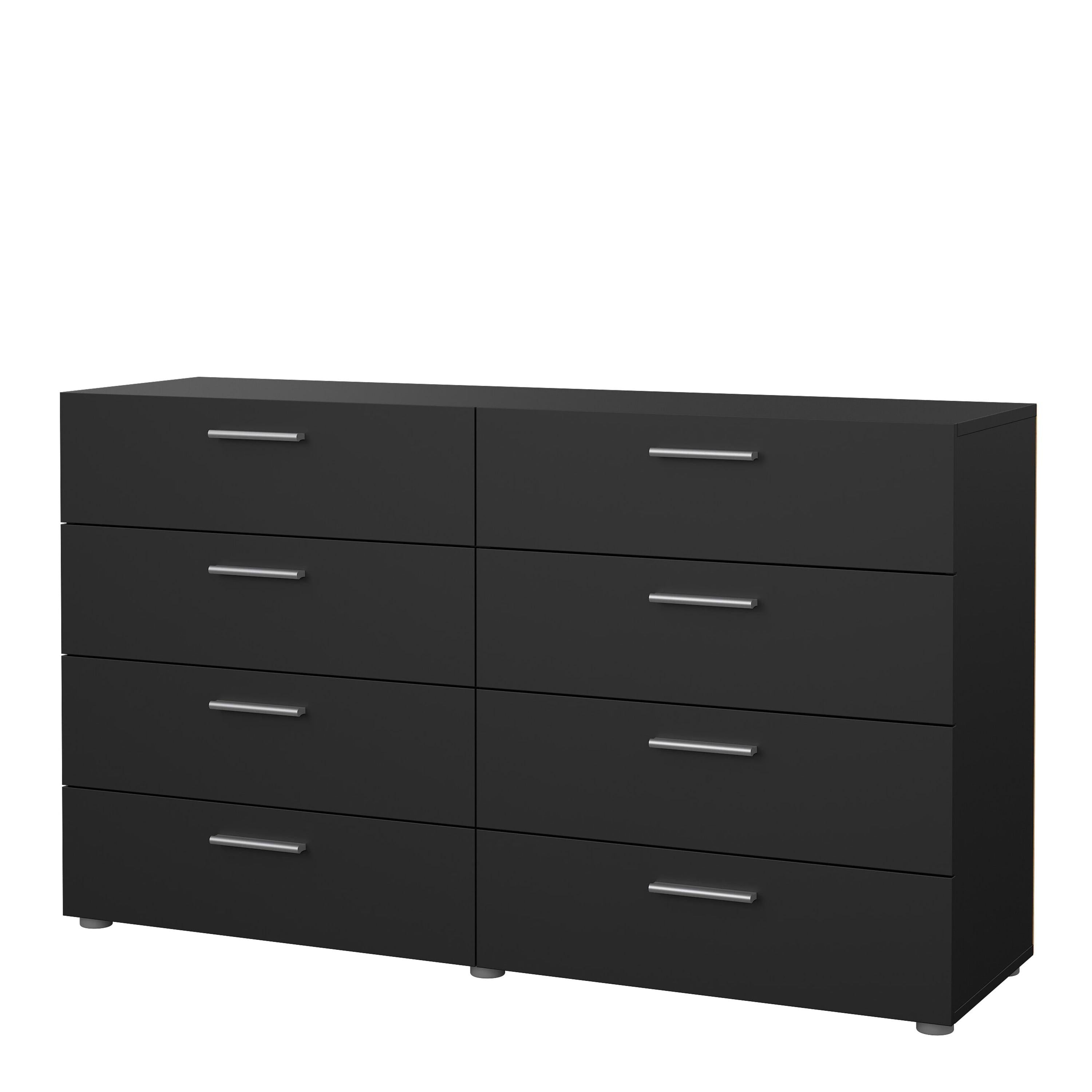 Pepe Wide Chest of 8 Drawers in Black - image 3