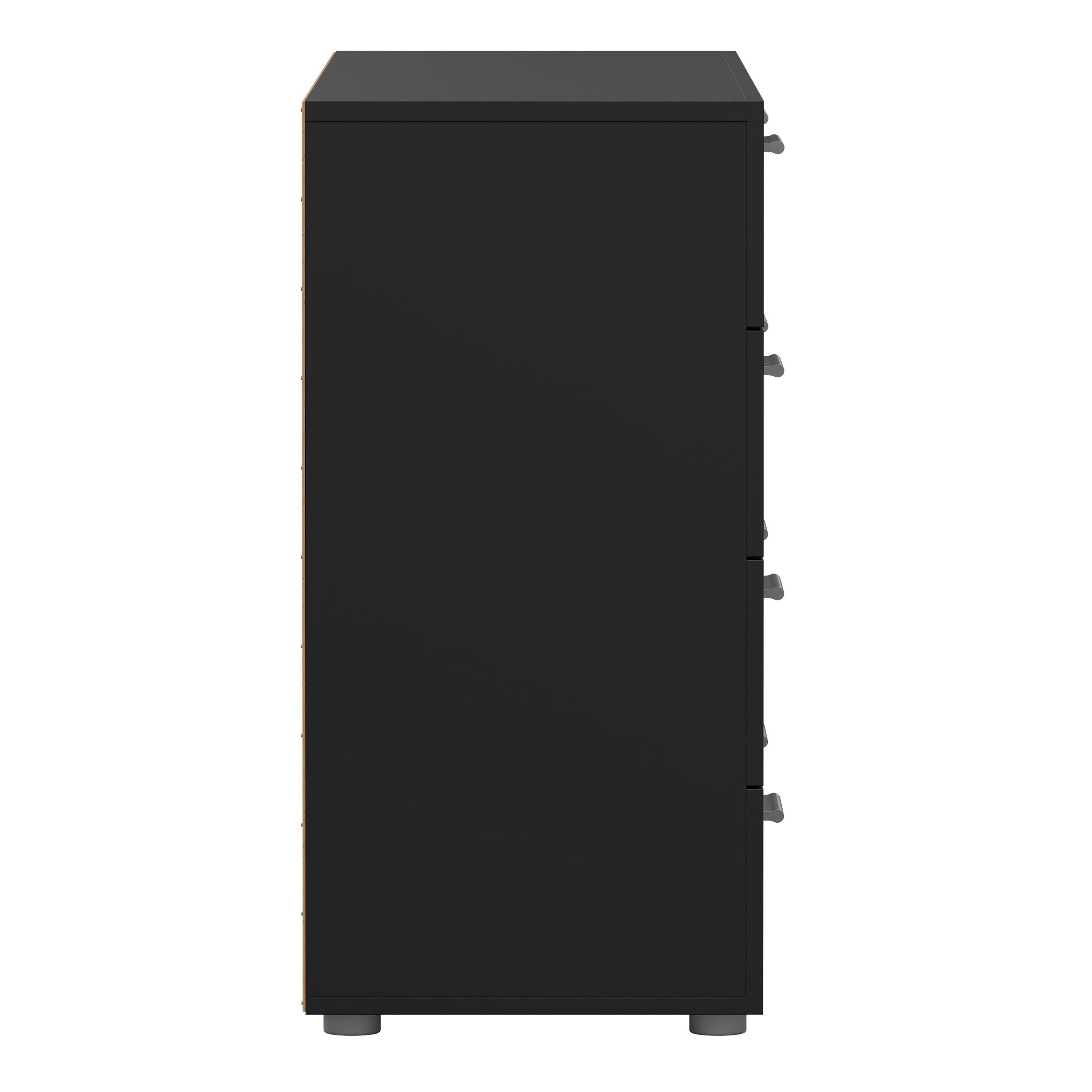 Pepe Wide Chest of 8 Drawers in Black - image 4