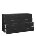 Pepe Wide Chest of 8 Drawers in Black - image 5