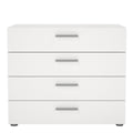 Pepe Chest of 4 Drawers in White - image 2