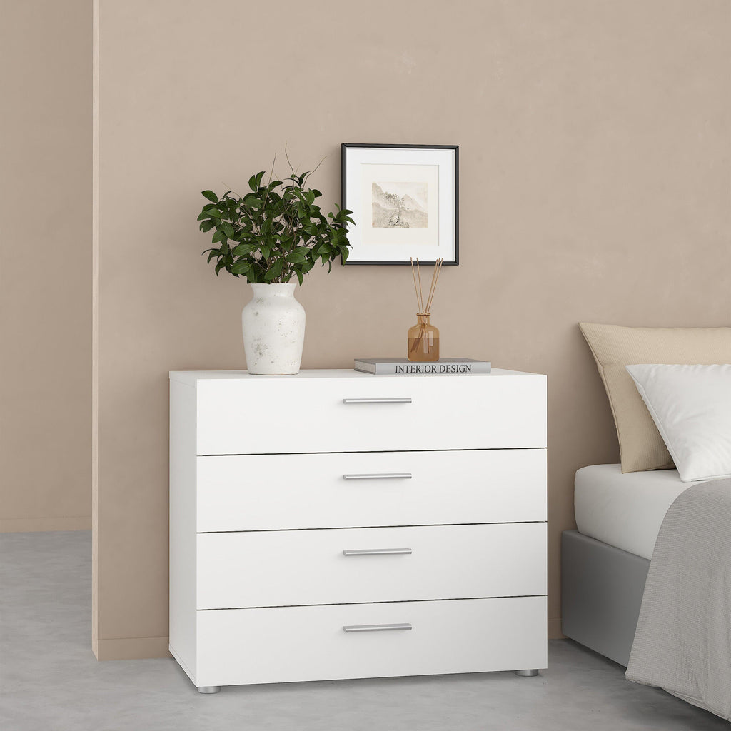 Pepe Chest of 4 Drawers in White - image 6