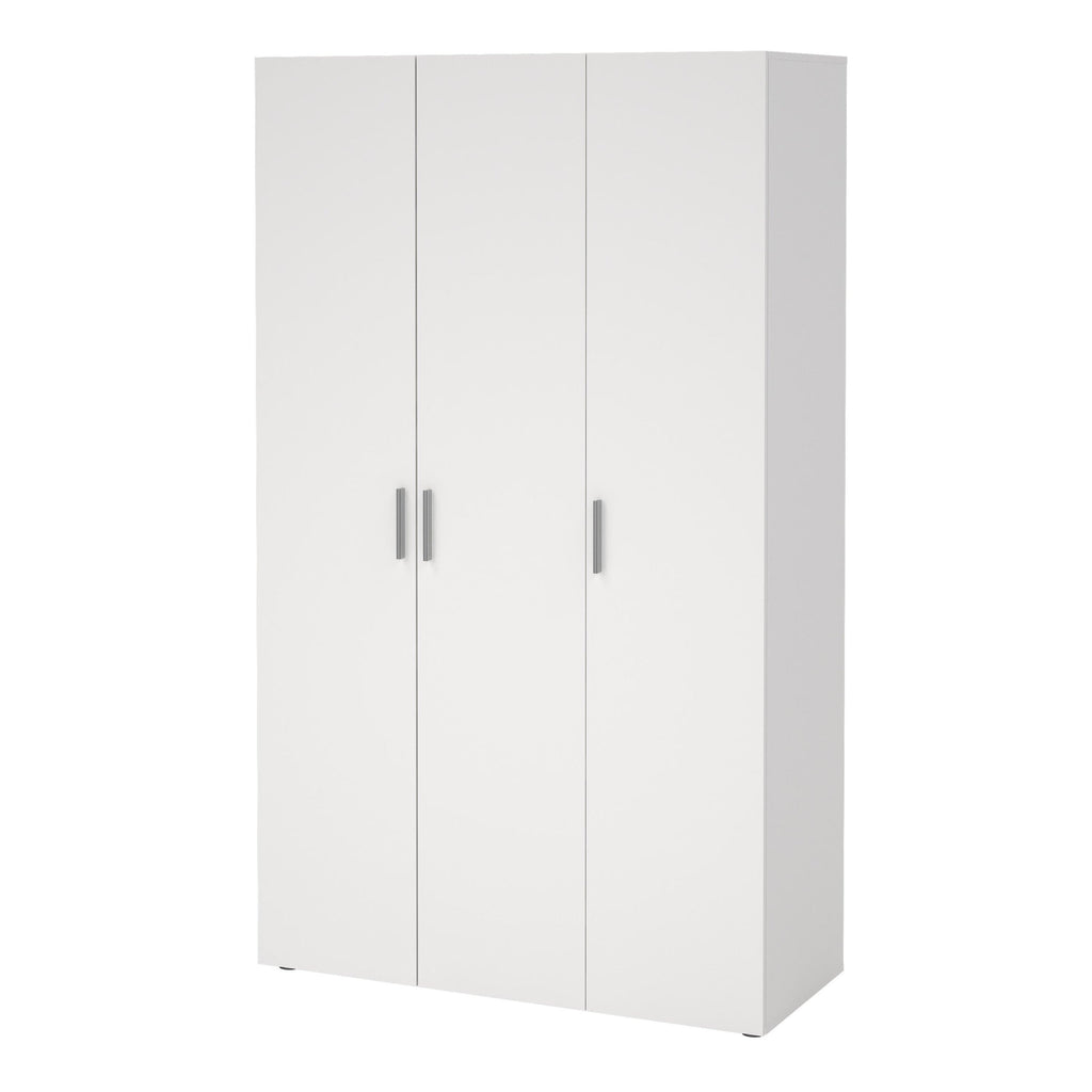 Pepe Wardrobe with 3 Doors in White - image 3