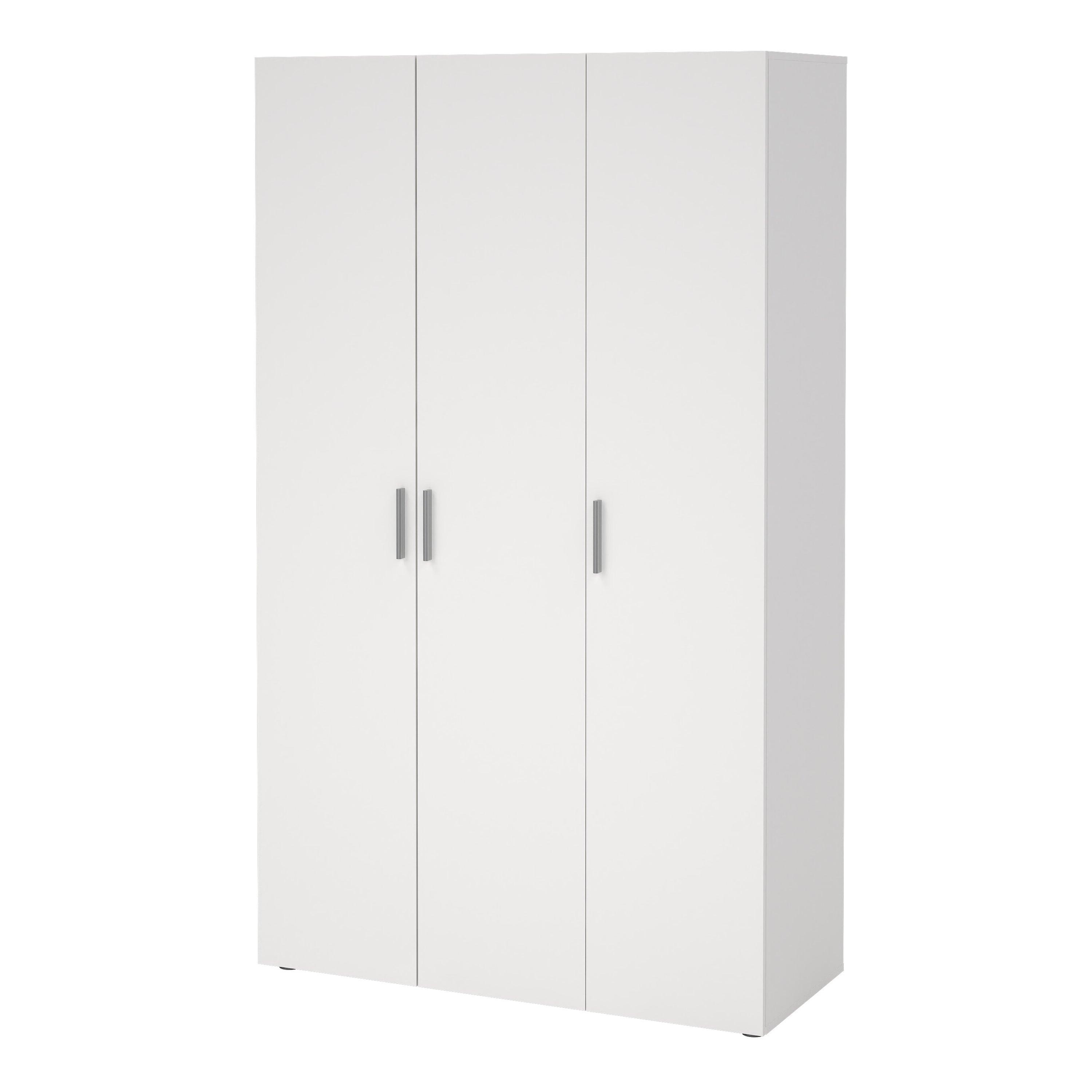 Pepe Wardrobe with 3 Doors in White - image 3