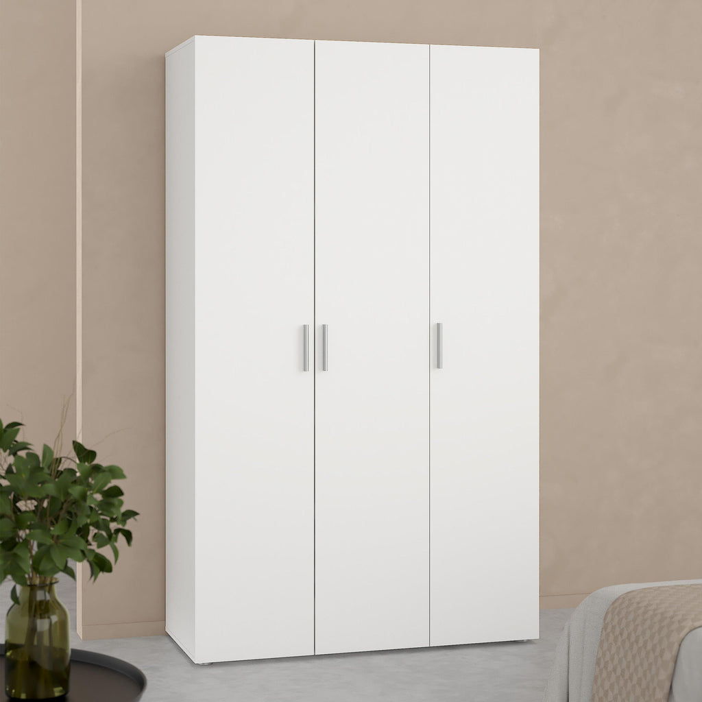 Pepe Wardrobe with 3 Doors in White - image 6