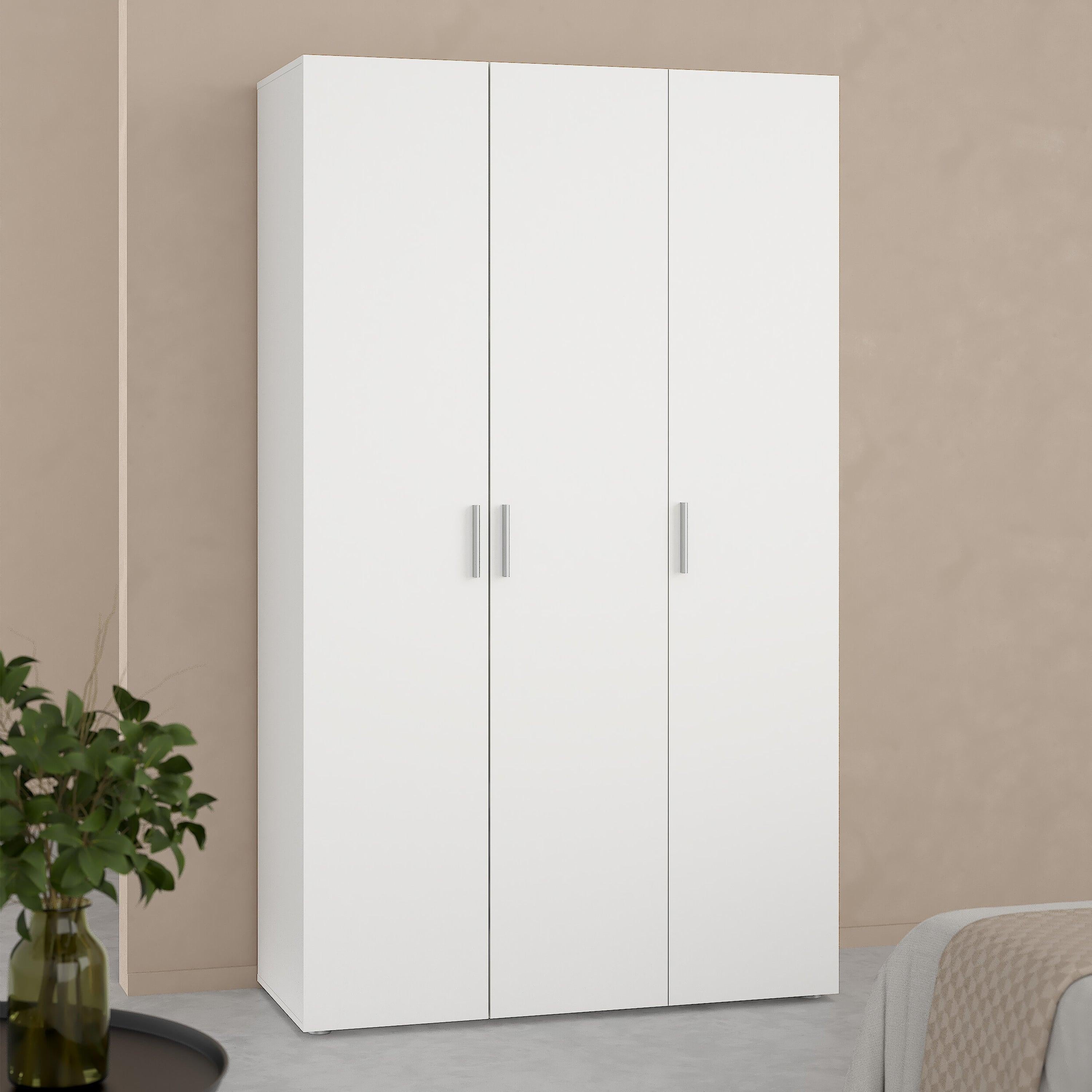 Pepe Wardrobe with 3 Doors in White - image 6