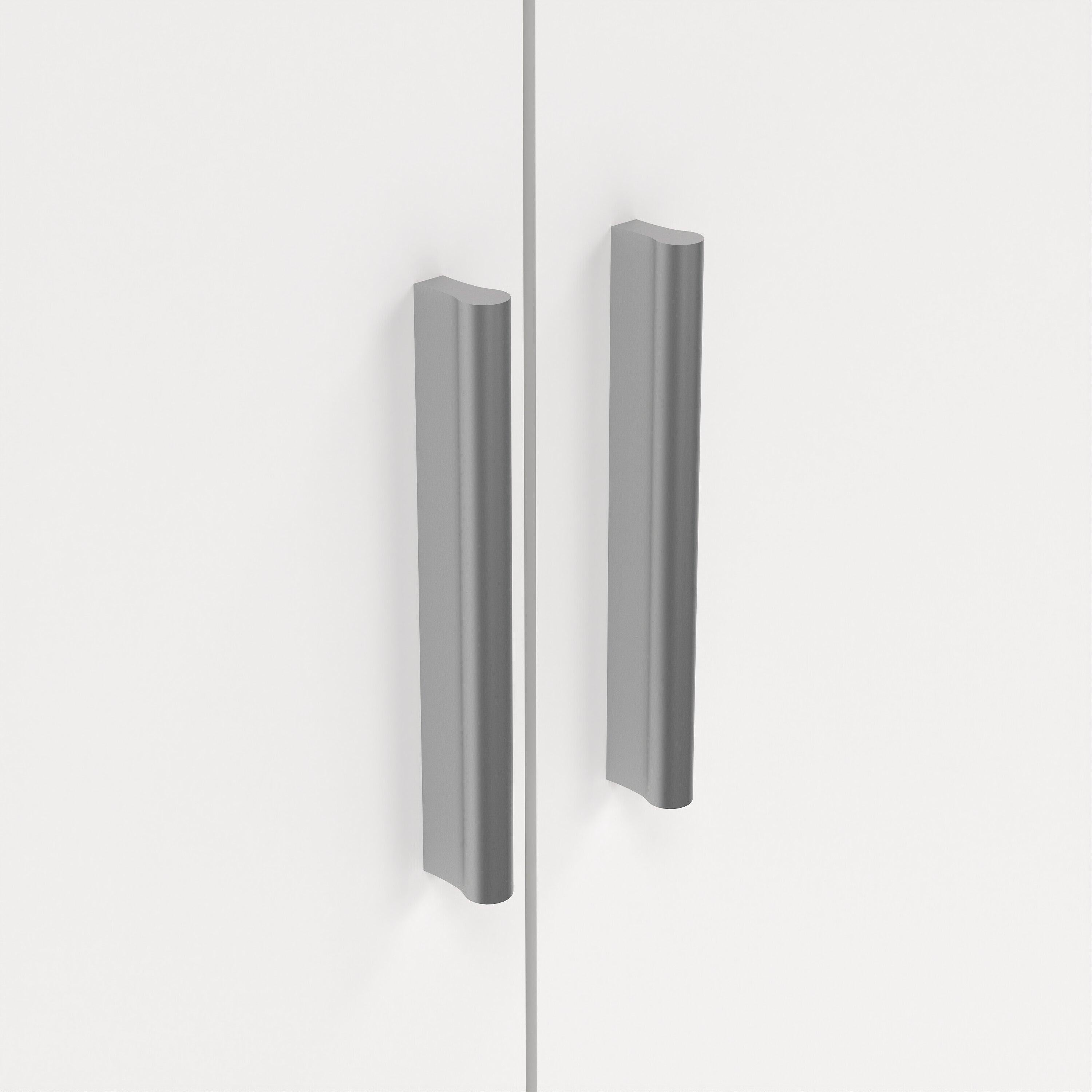 Pepe Wardrobe with 3 Doors in White - image 8