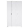 Pepe Wardrobe with 3 Doors in Oak with White High Gloss - image 2