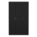 Pepe Wardrobe with 3 Doors in Black - image 2