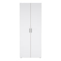 Pepe Wardrobe with 2 Doors in Oak with White High Gloss - image 2