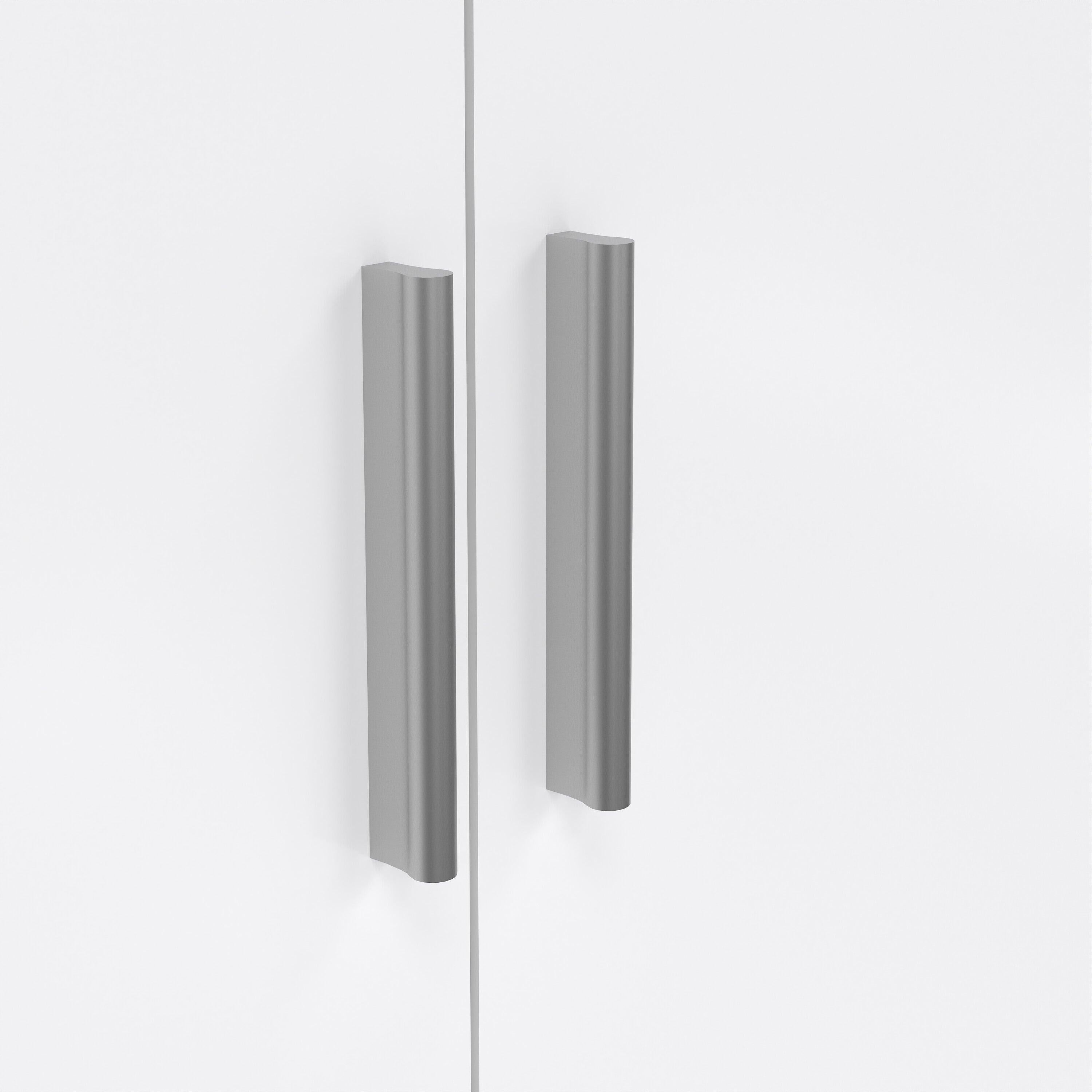 Pepe Wardrobe with 2 Doors in Oak with White High Gloss - image 9