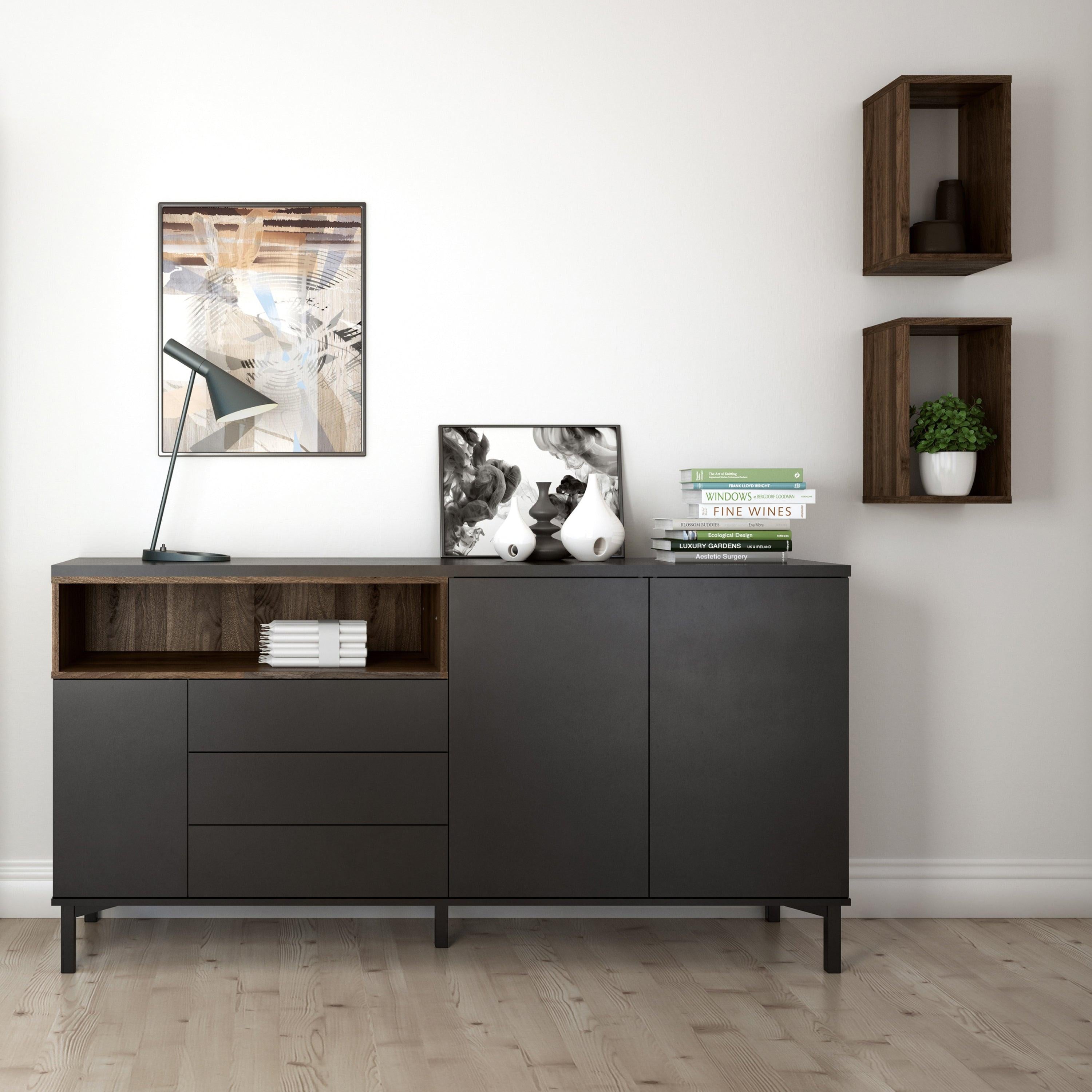 Roomers Wall Shelf Unit in Walnut - image 3