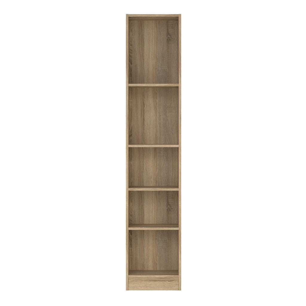 Basic Tall Narrow Bookcase (4 Shelves) in Oak - image 2
