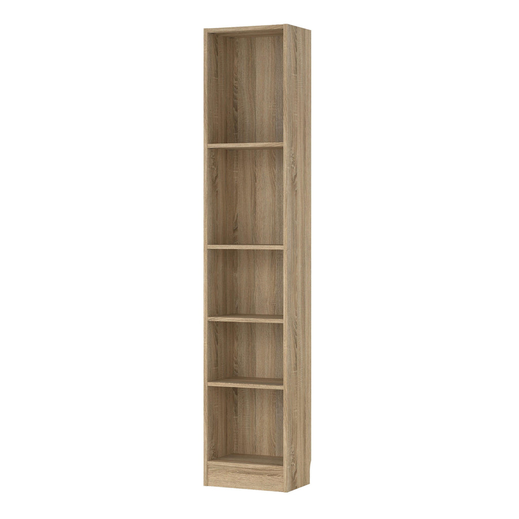 Basic Tall Narrow Bookcase (4 Shelves) in Oak - image 3