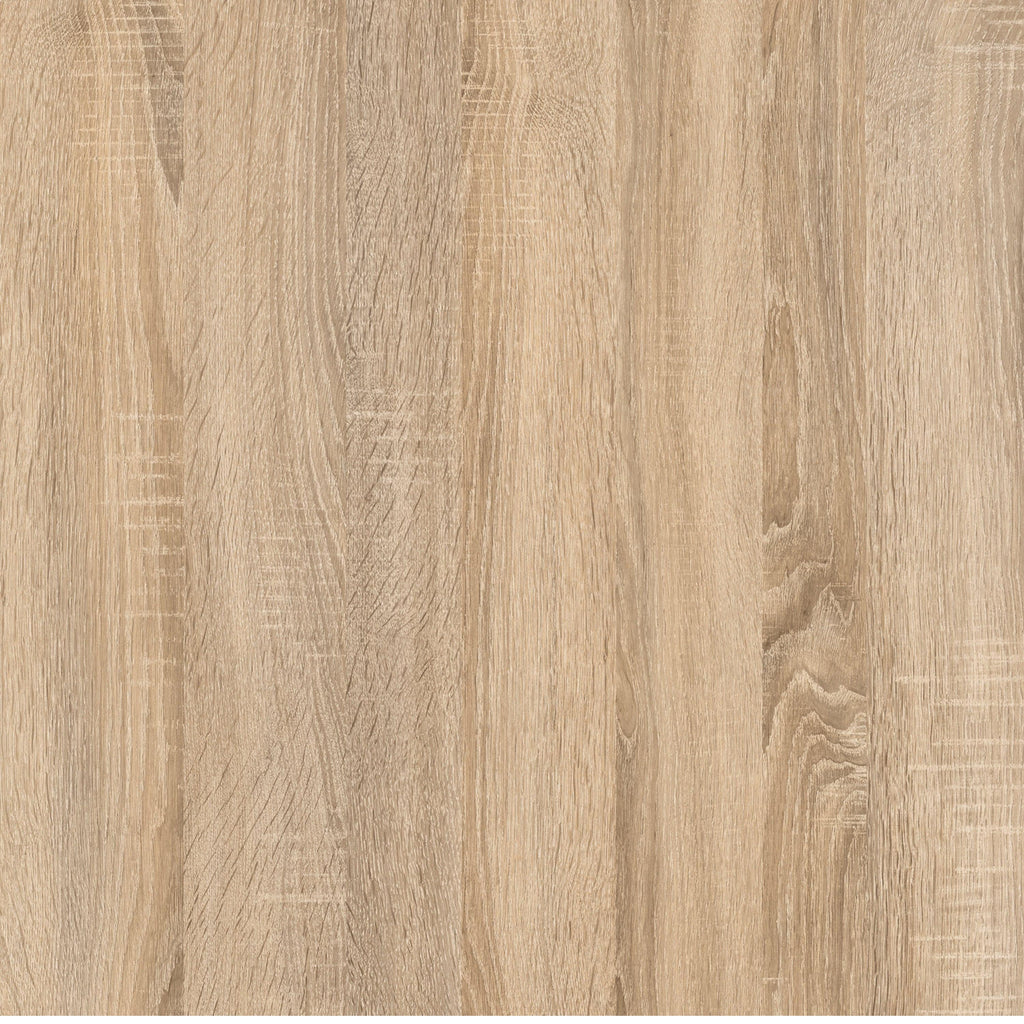 Basic Low Wide Storage Cabinet in Oak (2 Shelves) with 2 Oak Doos - image 8