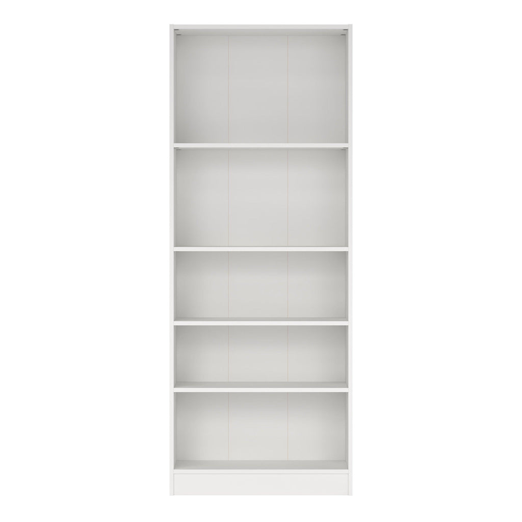 Basic Tall Wide Bookcase (4 Shelves) in White - image 2