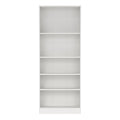 Basic Tall Wide Bookcase (4 Shelves) in White - image 2