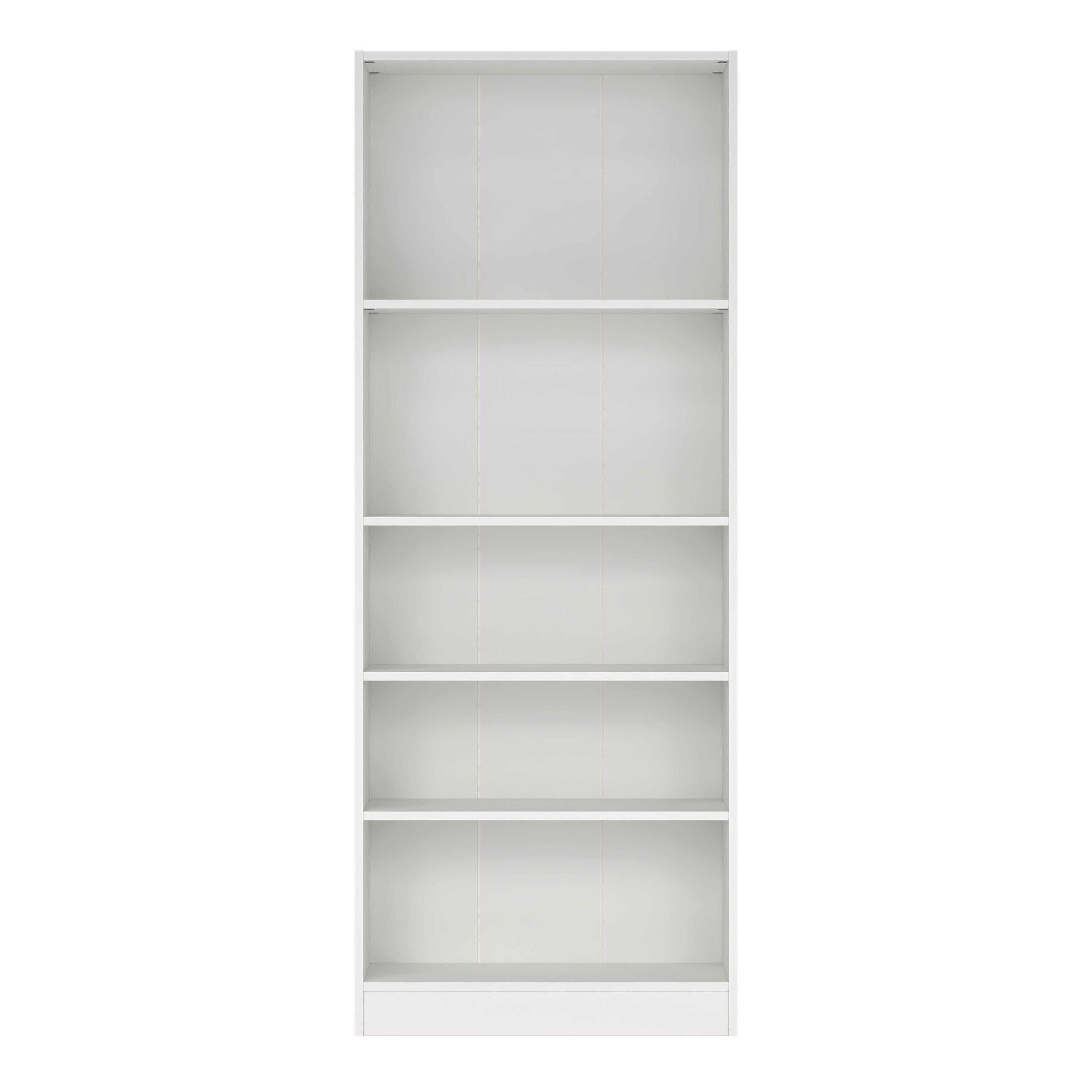 Basic Tall Wide Bookcase (4 Shelves) in White - image 2