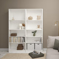 Basic Tall Wide Bookcase (4 Shelves) in White - image 6