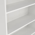 Basic Tall Wide Display Cabinet in White (4 Shelves) with 2 Glass Oak Doors - image 5
