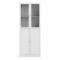 Basic Tall Wide (4 Shelves) 4 Door Combination Unit in White - image 2