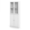 Basic Tall Wide (4 Shelves) 4 Door Combination Unit in White - image 3