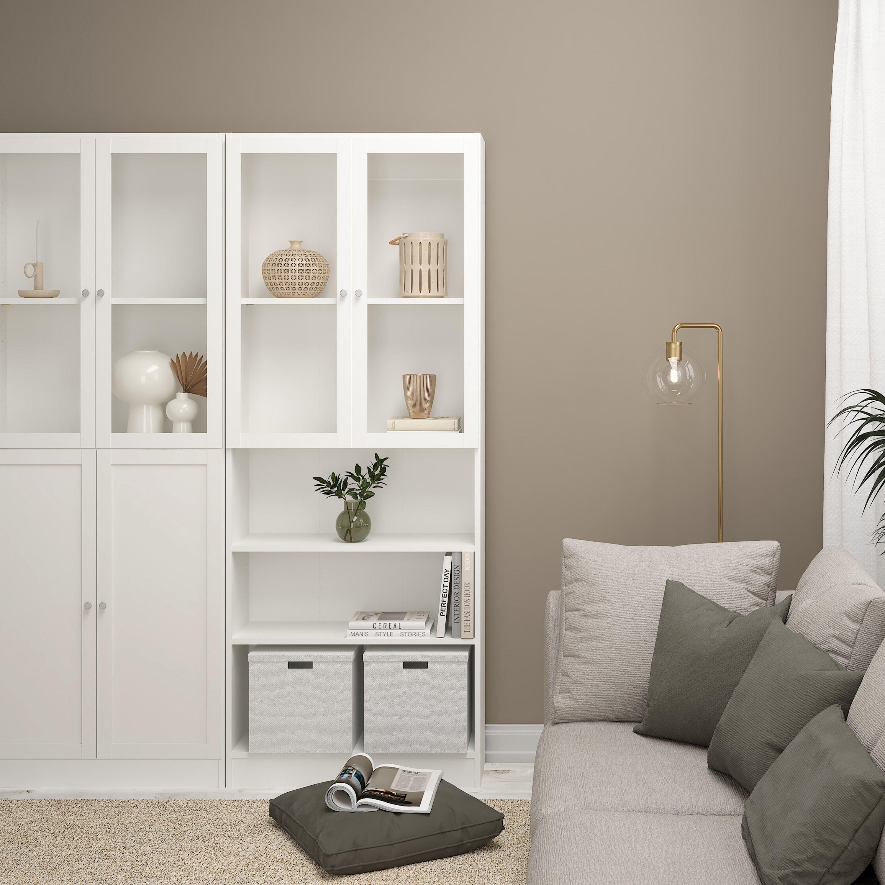 Basic Tall Wide (4 Shelves) 4 Door Combination Unit in White - image 5