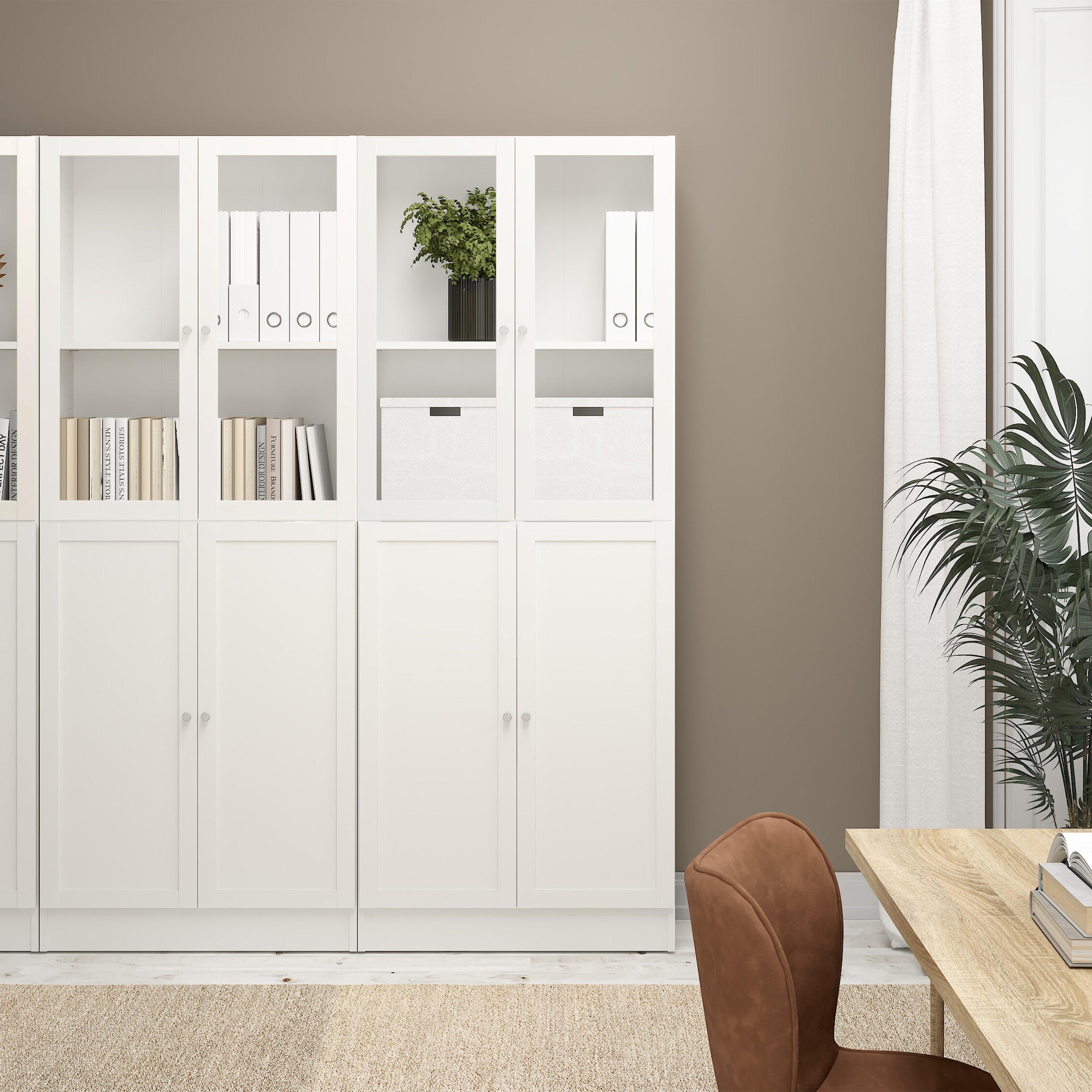 Basic Tall Wide (4 Shelves) 4 Door Combination Unit in White - image 6