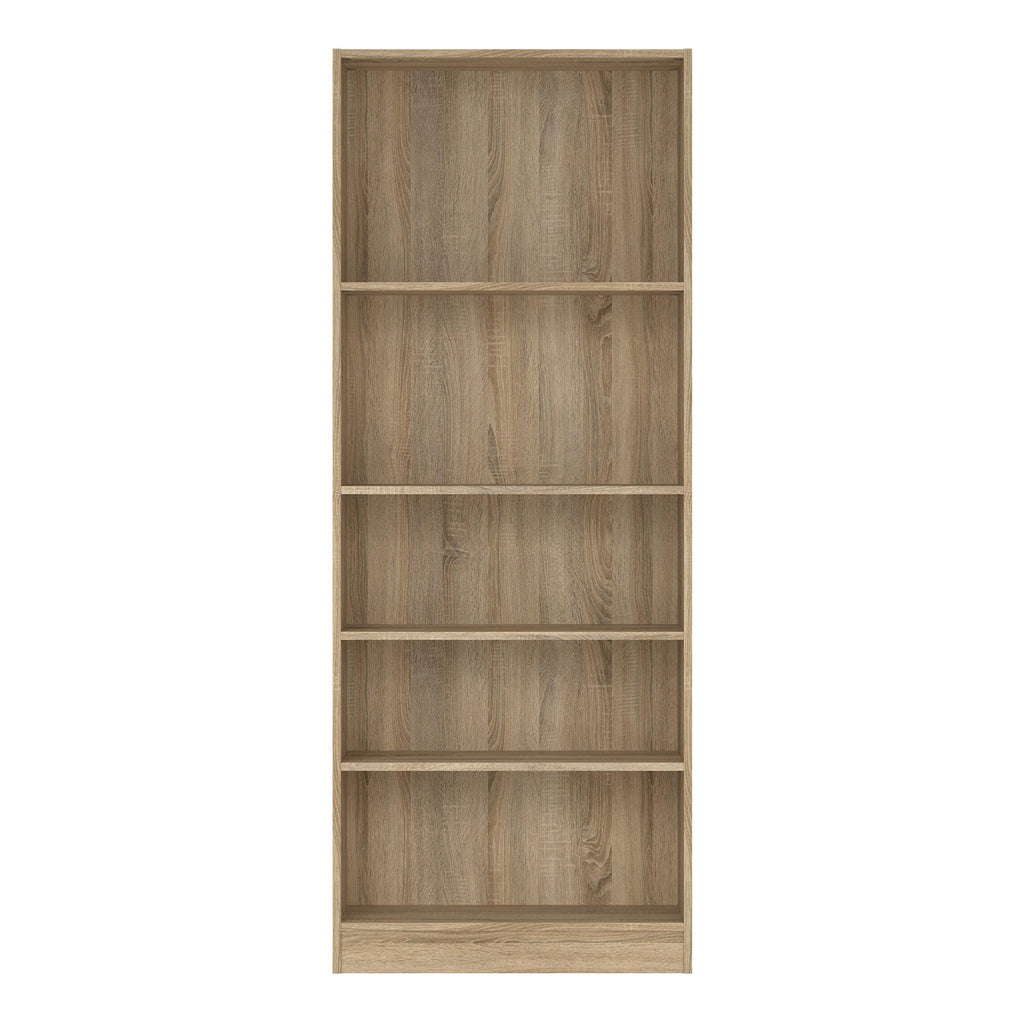 Basic Tall Wide Bookcase (4 Shelves) in Oak - image 2