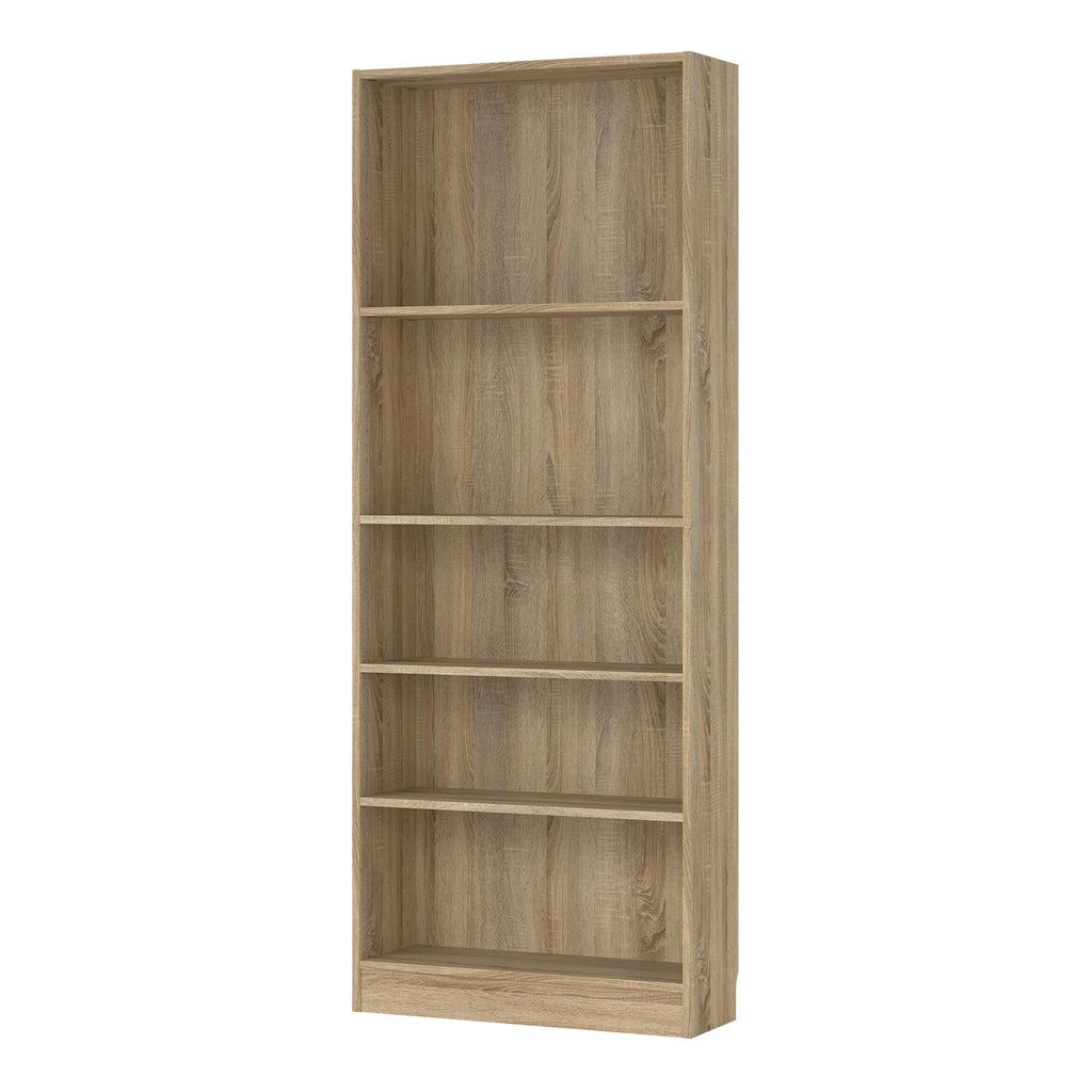 Basic Tall Wide Bookcase (4 Shelves) in Oak - image 3
