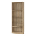 Basic Tall Wide Bookcase (4 Shelves) in Oak - image 3
