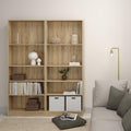 Basic Tall Wide Bookcase (4 Shelves) in Oak - image 6