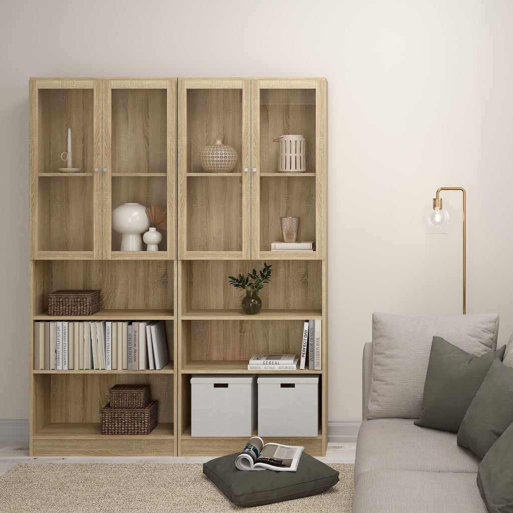 Basic Tall Wide Bookcase (4 Shelves) in Oak - image 7