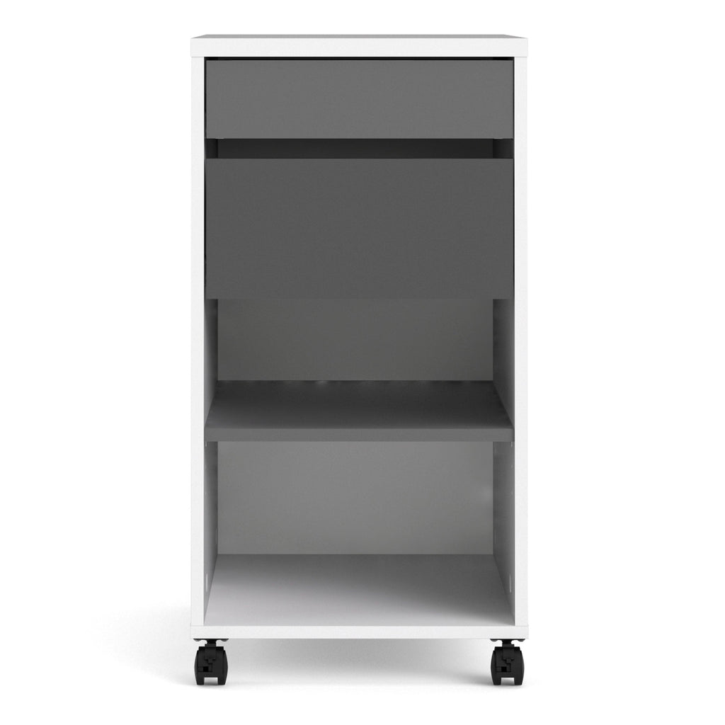Function Plus Mobile File Cabinet 2 Drawers 1 Shelf - image 2