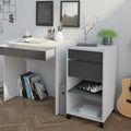 Function Plus Mobile File Cabinet 2 Drawers 1 Shelf - image 5