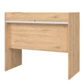 Function Plus Desk 2 Drawers in Jackson Hickory and White - image 4