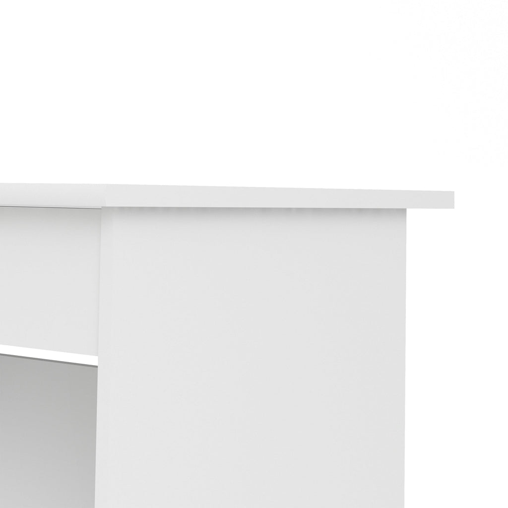 Function Plus 4 Drawer Desk Handleless Drawer in White - image 7