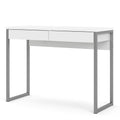 Function Plus Desk 2 Drawers in White High Gloss - image 3