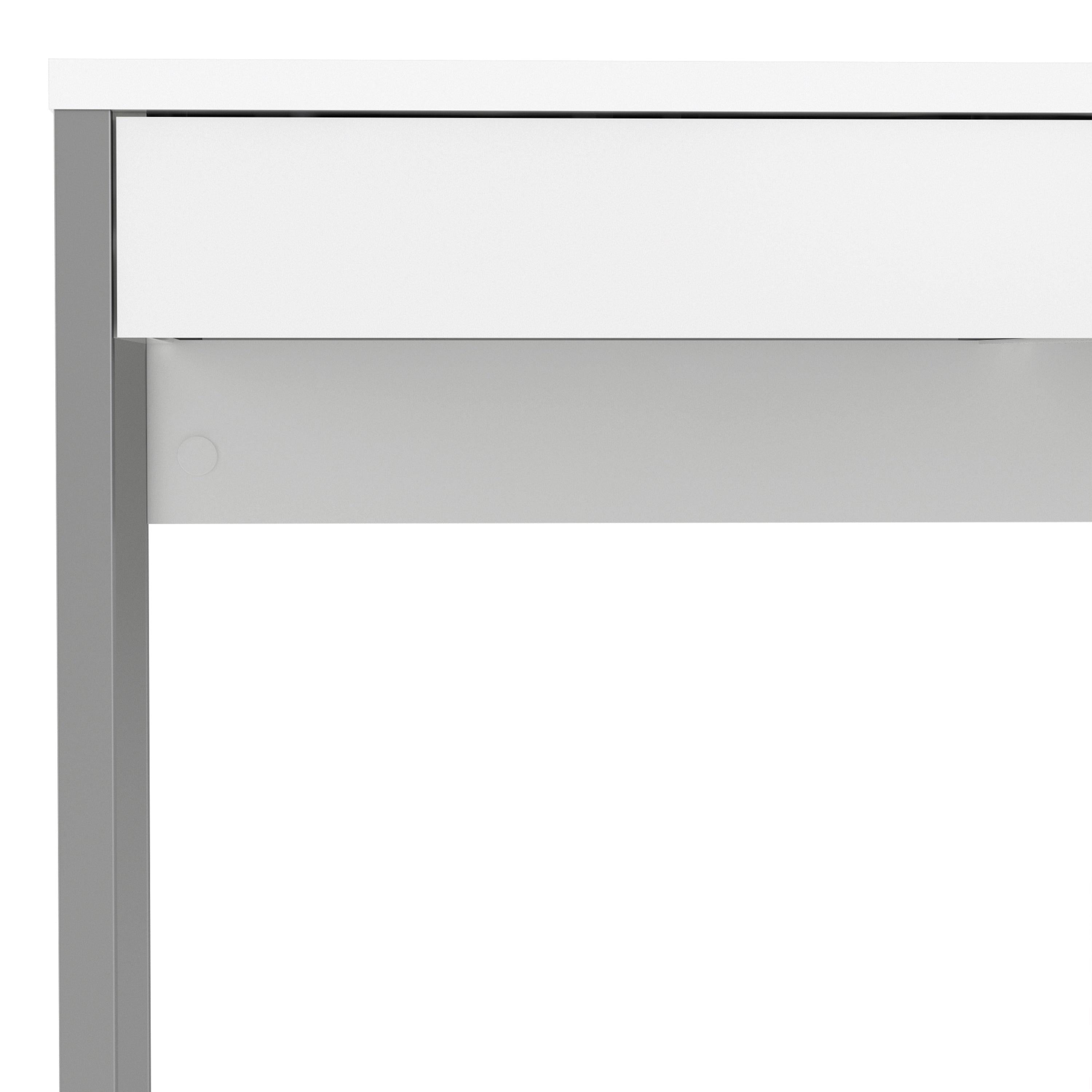 Function Plus Desk 2 Drawers in White High Gloss - image 7