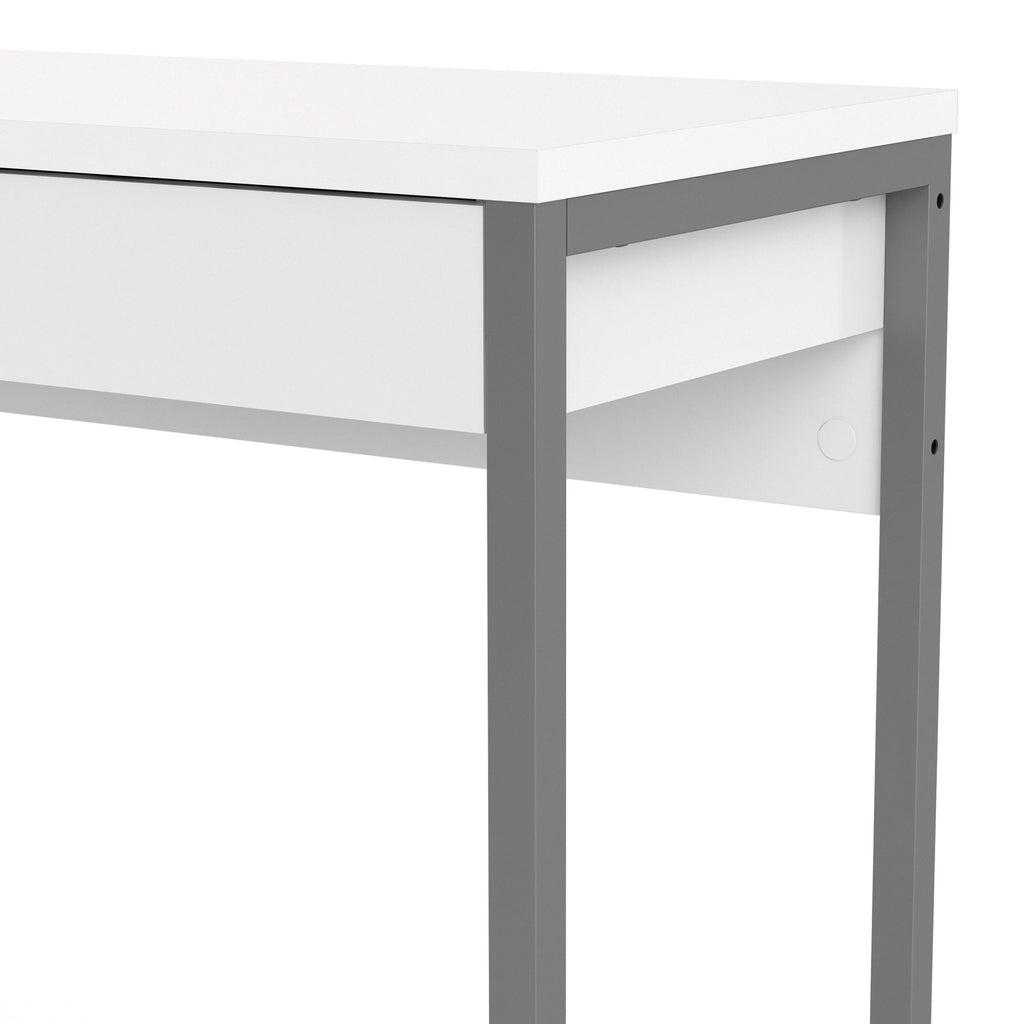 Function Plus Desk 2 Drawers in White High Gloss - image 8